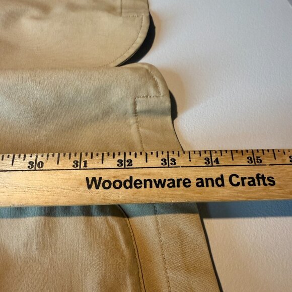 LL Bean Men 48 Tall Travel Blazer Jacket Sport Coat Tan Beige 2 Button Commute - Picture 6 of 12